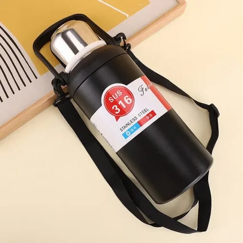 1000ml Vacuum Flask Bottle - Techmanistan in Pakistan