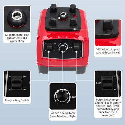 1000W Blender with Jar, 2 in 1 Blender & Grinder - Techmanistan in Pakistan