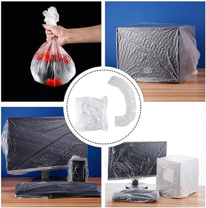 10Pcs Thickened Disposable Transparent Dust Cover - Techmanistan in Pakistan