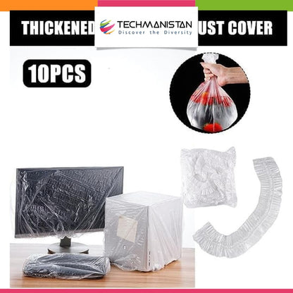 10Pcs Thickened Disposable Transparent Dust Cover - Techmanistan in Pakistan