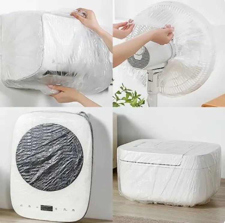 10Pcs Thickened Disposable Transparent Dust Cover - Techmanistan in Pakistan