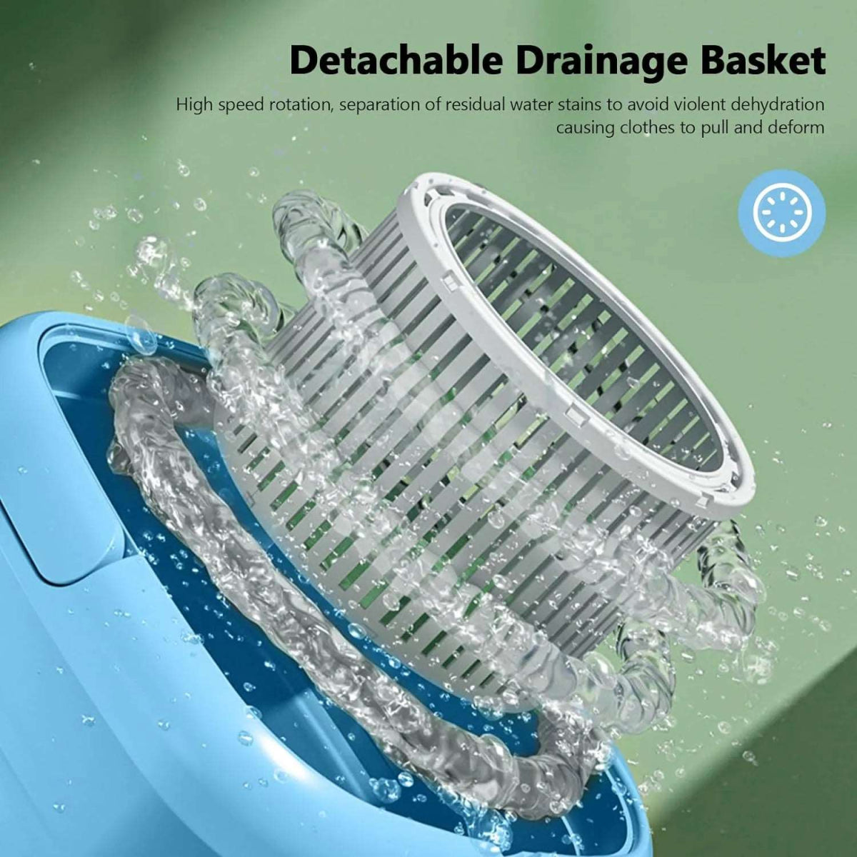 11L Capacity Mini Foldable Washing Machine - Techmanistan in Pakistan