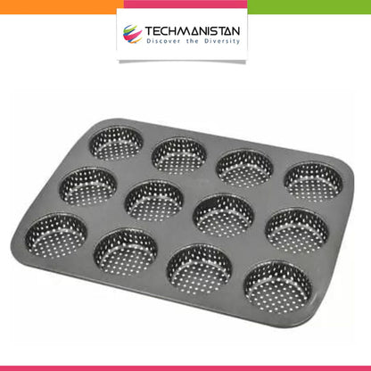 12 Cavity Mini Round Buns Mold - Techmanistan in Pakistan