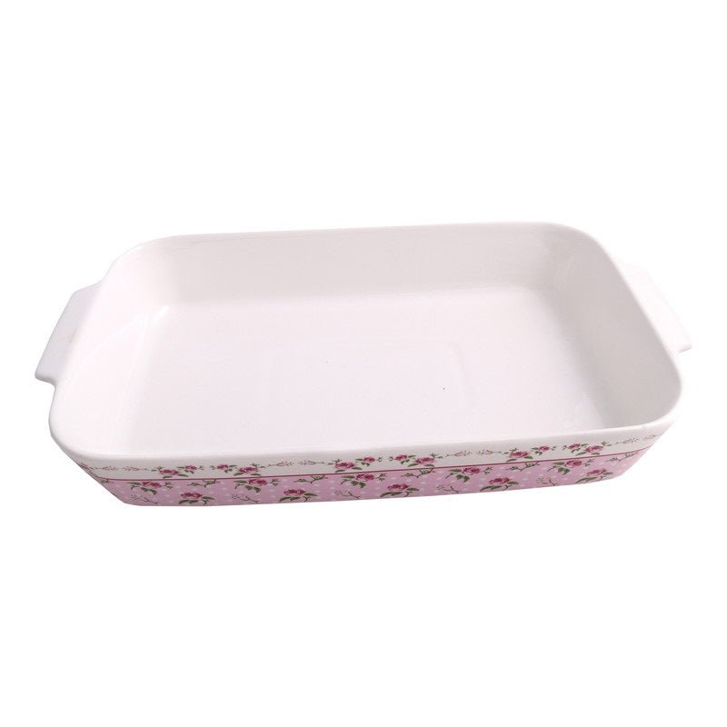 12" Long Rectangular Ceramic Tray - Techmanistan in Pakistan