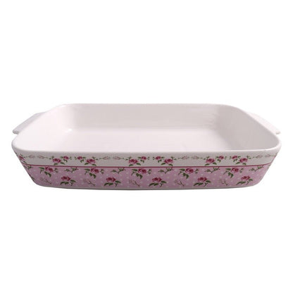 12" Long Rectangular Ceramic Tray - Techmanistan in Pakistan