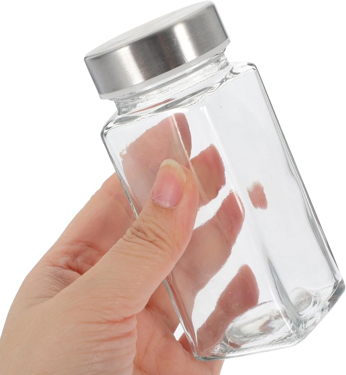 120ml Salt & Pepper Glass Spices Jars - Techmanistan in Pakistan
