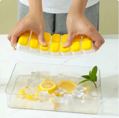 14 Grids Flexible Ice Cube Tray - Techmanistan in Pakistan