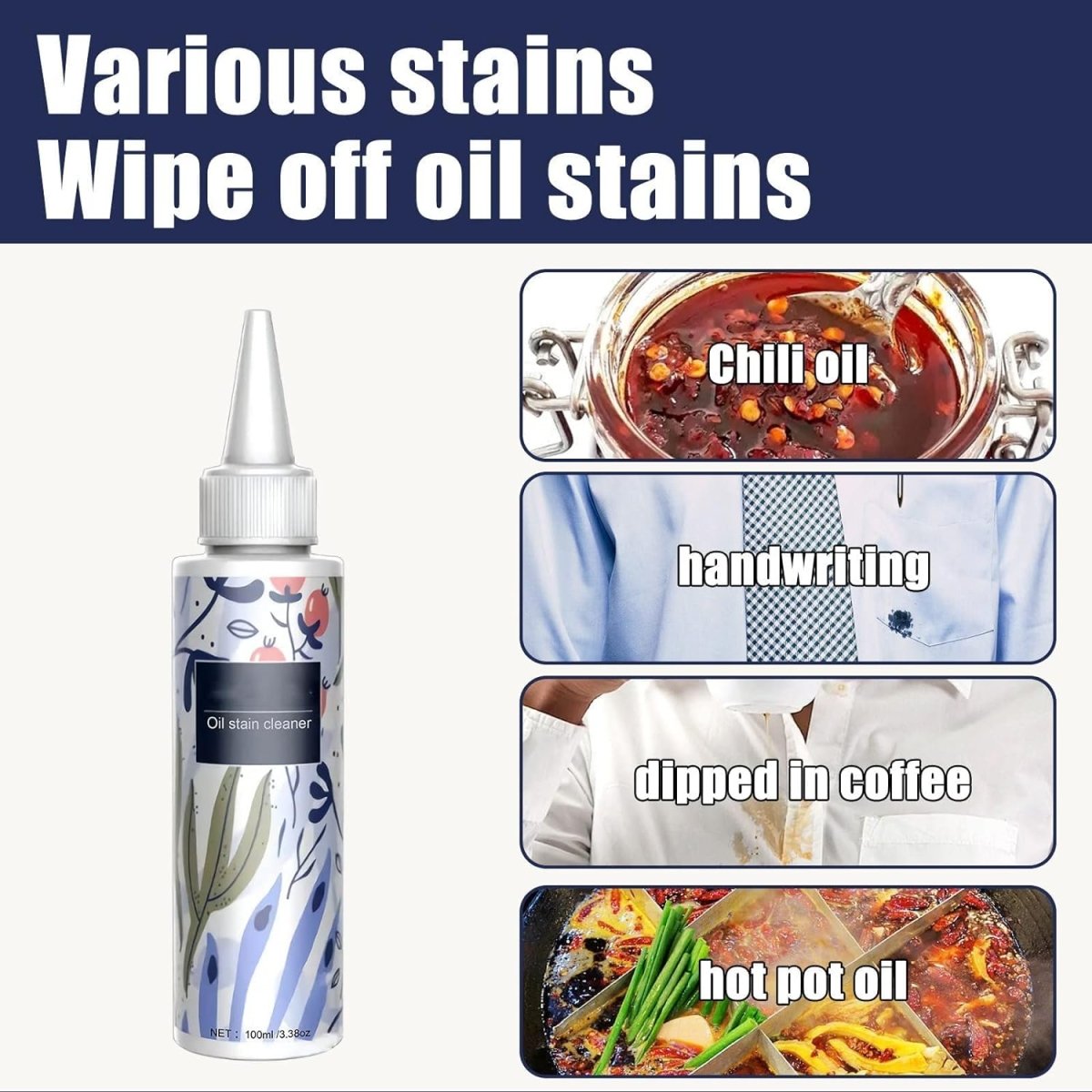 150ml Oil Stain Cleaner Liquid - Techmanistan in Pakistan