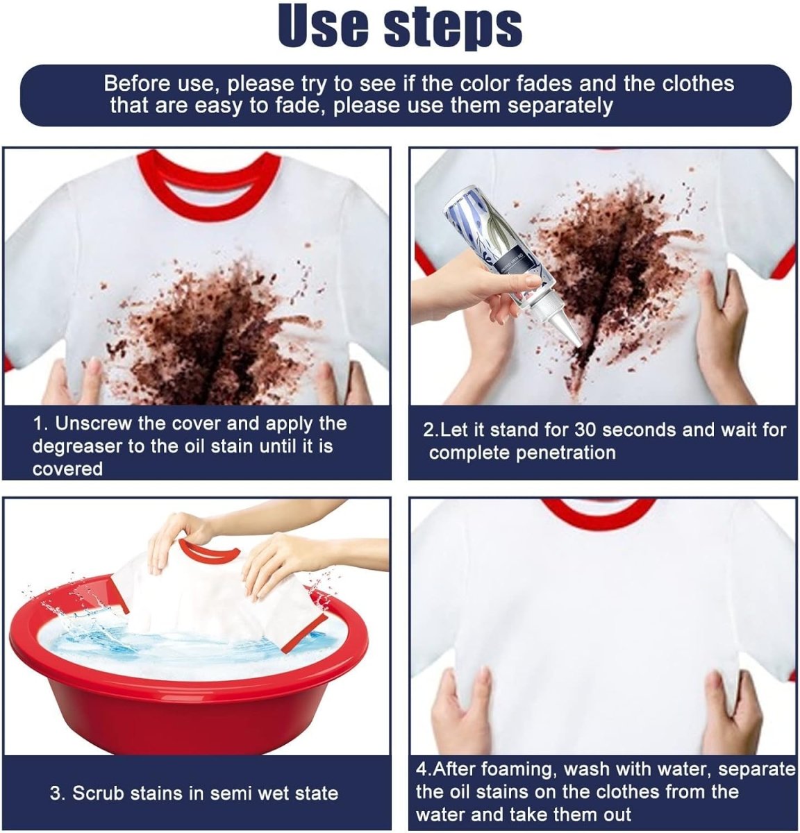 150ml Oil Stain Cleaner Liquid - Techmanistan in Pakistan