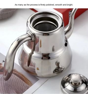 1.5L/2L Capacity Stove Top Stainless Steel Kettle - Techmanistan in Pakistan