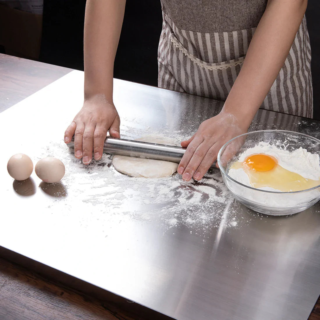 Stainless Steel Cutting Board Chopping Multi-Purpose Dishwasher Safe