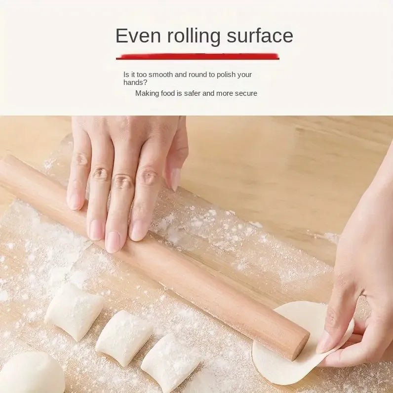 16 - Inch Long Wooden Rolling Pin Dough Roller - Techmanistan in Pakistan