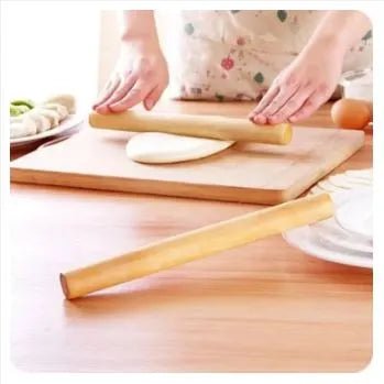 16 - Inch Long Wooden Rolling Pin Dough Roller - Techmanistan in Pakistan