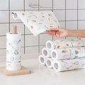 Reusable Kitchen Wipes Cleaning Cloths, 50 Wipes per Roll