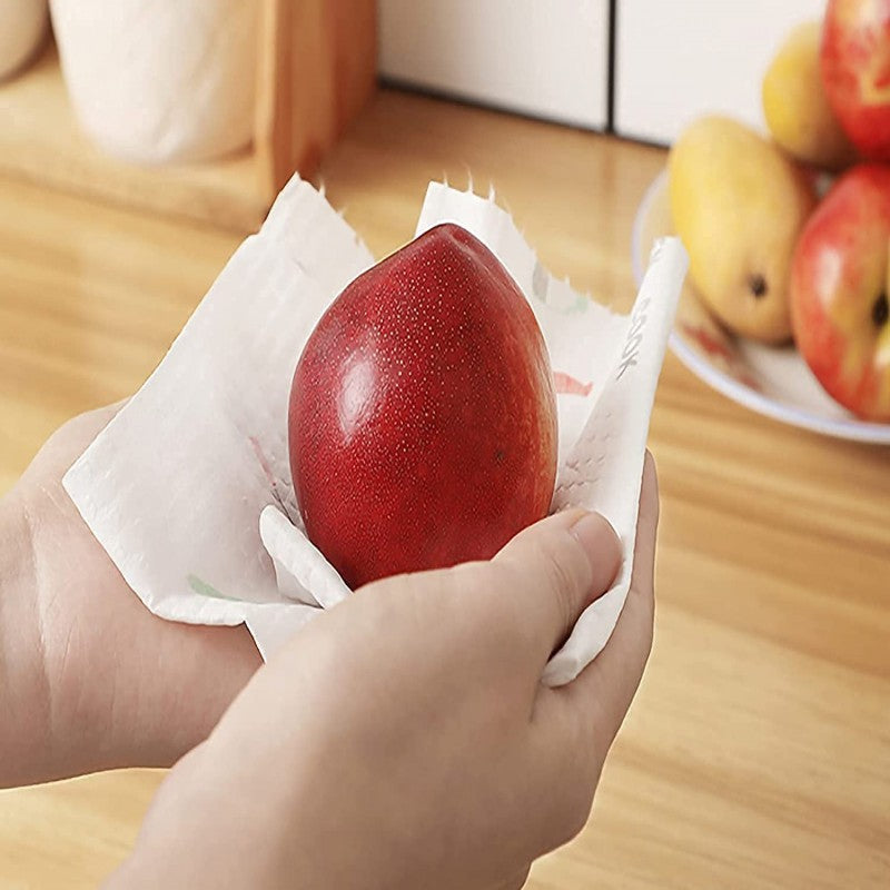 Reusable Kitchen Wipes Cleaning Cloths, 50 Wipes per Roll
