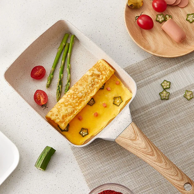 Non-Stick Tamagoyaki Frying Pan | Japanese Square Omelette Pan