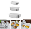 Set of 3 - Shallow Design Japanese Style Refrigerator Box