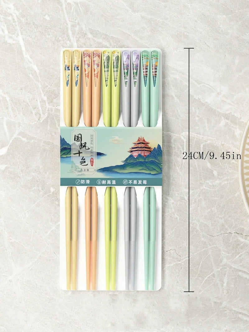 Pair of 5 - Reusable Chopsticks