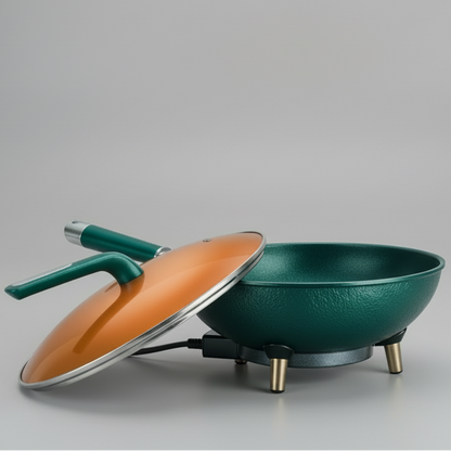 Multi Functional Electric Wok Appliance - Advanced Heating Technology