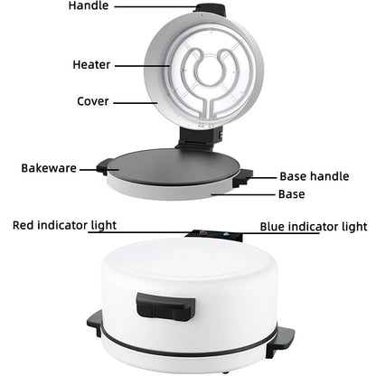 1800W Electric Bread Maker Household Steak Pan Machine Countertop Oven With Non - stick Bakeware - Techmanistan in Pakistan