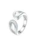 Silver Plated Alloy Ring for Women--Techmanistan-My Store