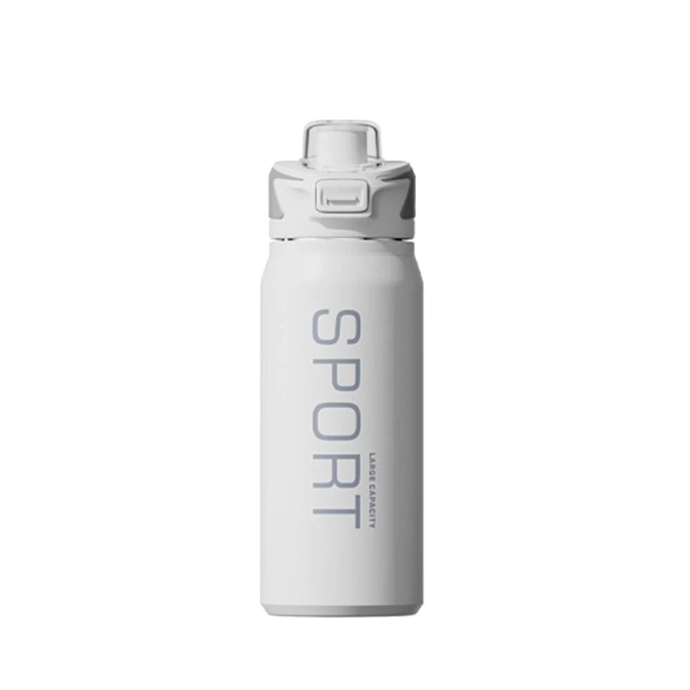 Stainless Steel Sport Dual Drink Insulated Water Bottle - 800ml