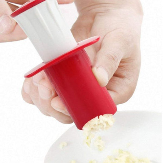 Random Color Plastic Twist Needle Tube Pressure Garlic & Ginger Chopper, Ginger Garlic Manual Press Twist Cutter Crusher With 2 Removeable Blades My Store