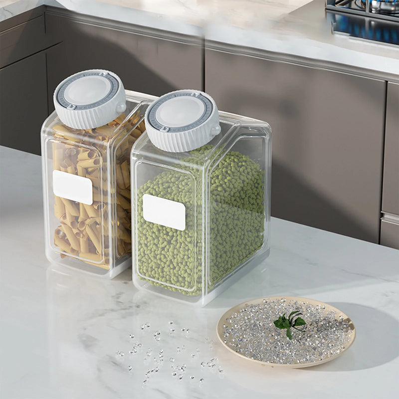 Airtight Food Storage Container with Rotating Cap