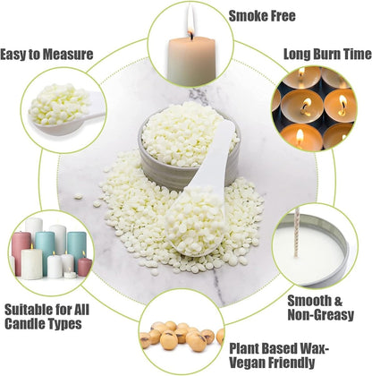 1KG Soy Wax Beans for Candle Making - Techmanistan in Pakistan