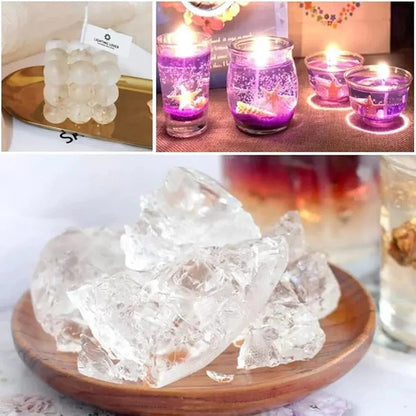 1KG Transparent Gel Wax Candle Wax - Techmanistan in Pakistan