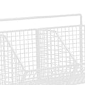 2 Grids Wall Mounted Metal Wire Storage Basket - Techmanistan in Pakistan