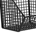 2 Grids Wall Mounted Metal Wire Storage Basket - Techmanistan in Pakistan