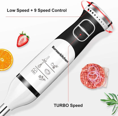 2 in 1 Hand Blender with Egg Whisk - Techmanistan