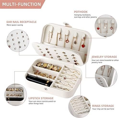 2 Layers PU Leather Jewelry Storage Box - Techmanistan in Pakistan