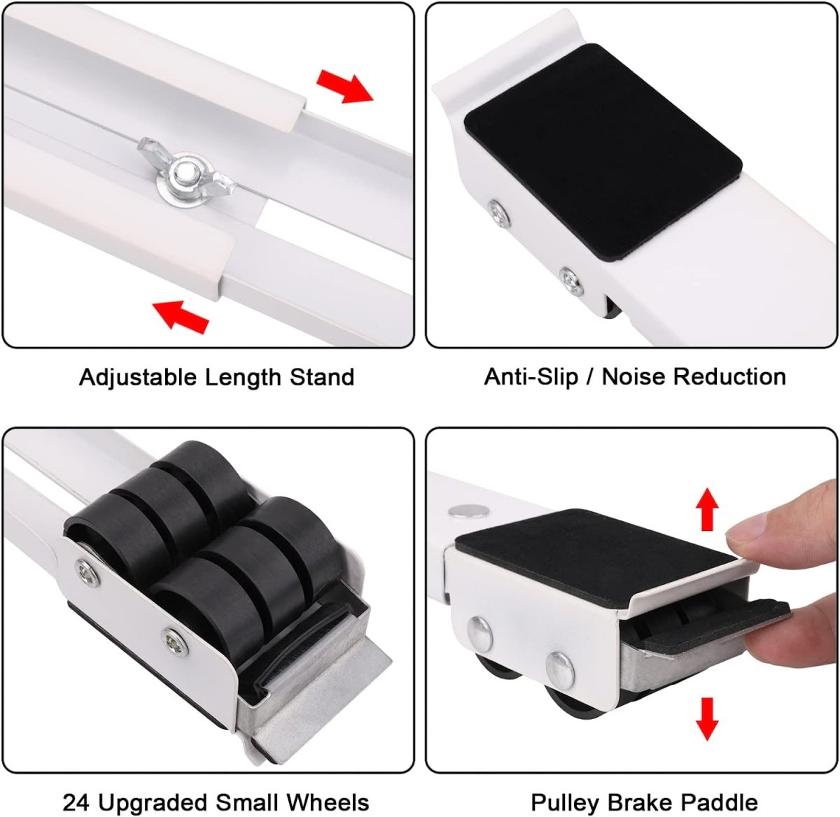 2 Pcs Mobile Furniture Mover Lifter - Techmanistan