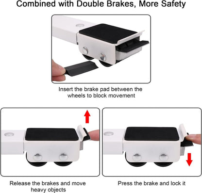 2 Pcs Mobile Furniture Mover Lifter - Techmanistan