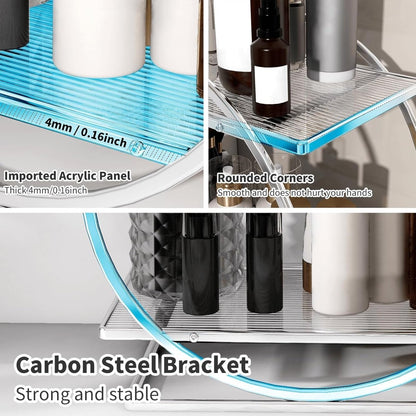 2 Tier Bathroom Countertop Makeup Organizer - Techmanistan in Pakistan