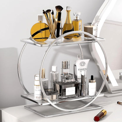 2 Tier Bathroom Countertop Makeup Organizer - Techmanistan in Pakistan