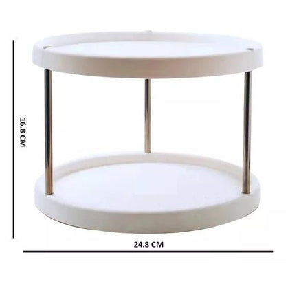 2 - Tier Rotatable Storage Rack - Techmanistan in Pakistan