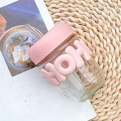 2 Way Drinking 350ml Glass Tumbler - Techmanistan in Pakistan