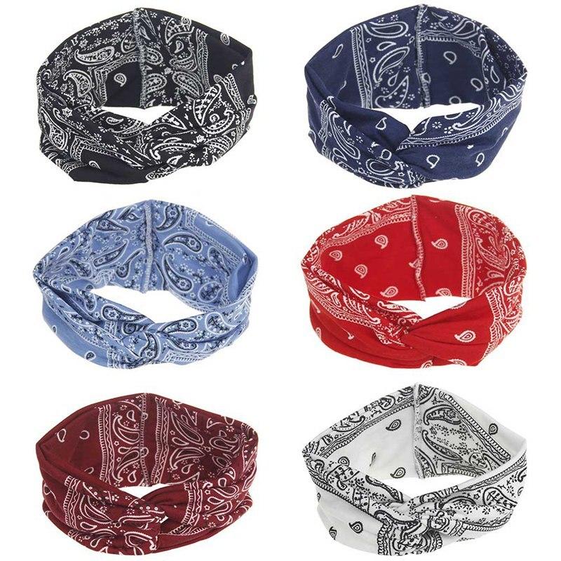 Styling Head Wrap Paisley Hair Bandana Headband Techmanistan