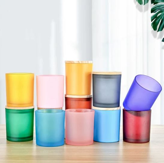 200ml Multi - purpose Durable Airtight Premium Glass Candle Storage Jars with Wooden Lid - Techmanistan in Pakistan