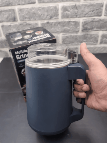 8 Blades 300W Stainless Steel Electric Coffee Grinder