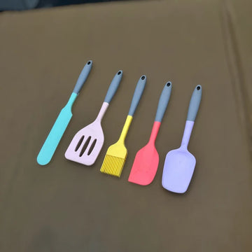 5-Piece Mini Silicone Utensil Set