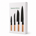 4 Pcs High-Carbon Stainless Steel Chef Knife Set