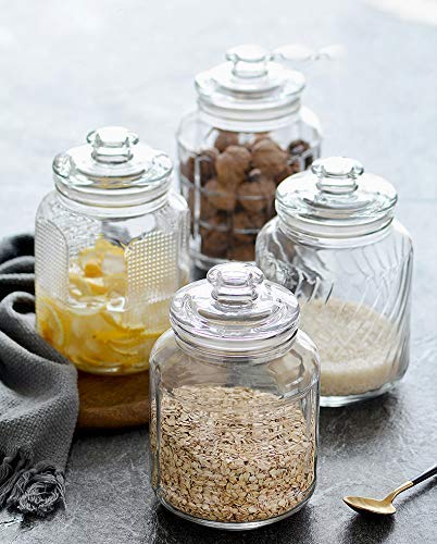 2.2Liter Clear Round Glass Jar with Lid - Techmanistan in Pakistan