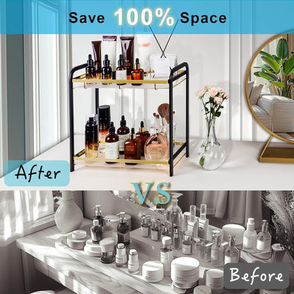 2/3 Tier Bathroom Countertop Organizer, - Techmanistan in Pakistan