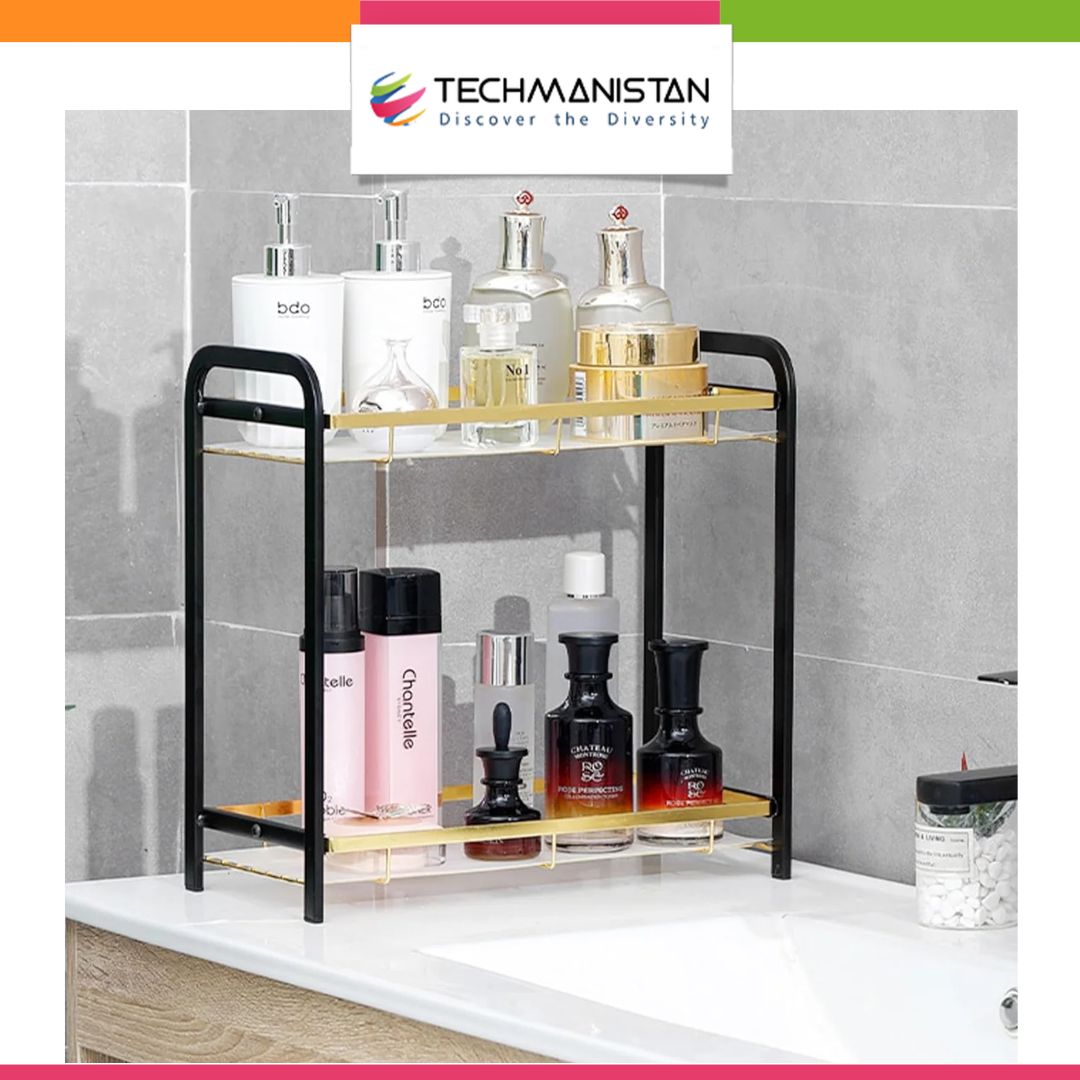 2/3 Tier Bathroom Countertop Organizer, - Techmanistan in Pakistan