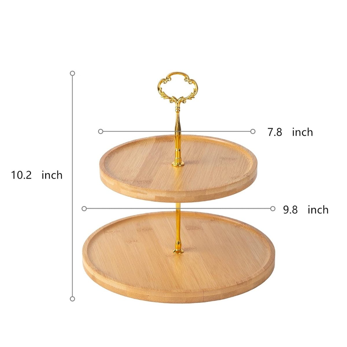 2/3 Tier Wooden Cupcake Stand - Techmanistan in Pakistan