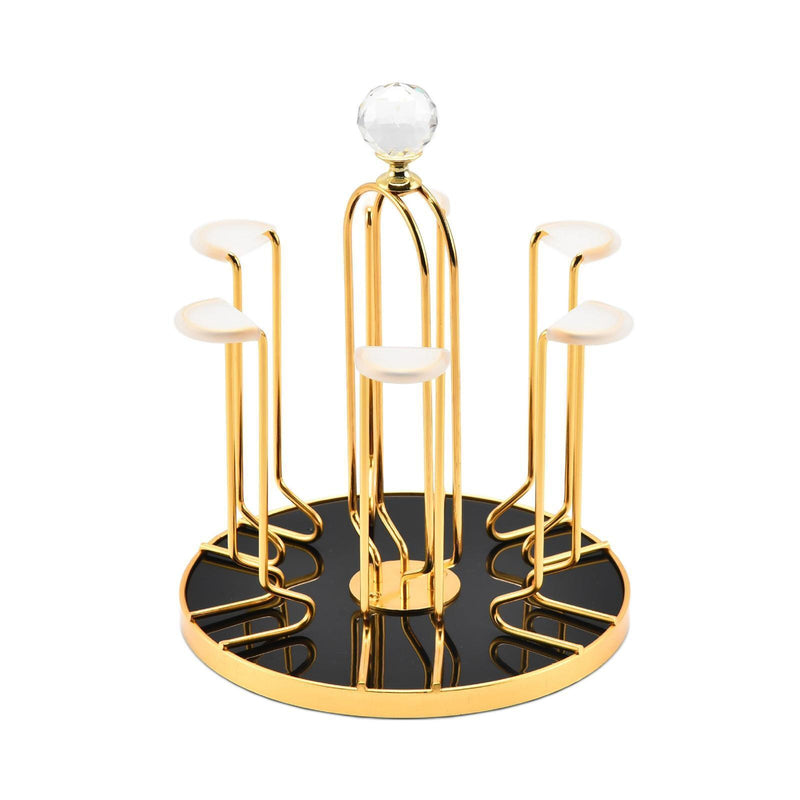 Rotating Bottle Drying Rack Glass Cup Holder Techmanistan